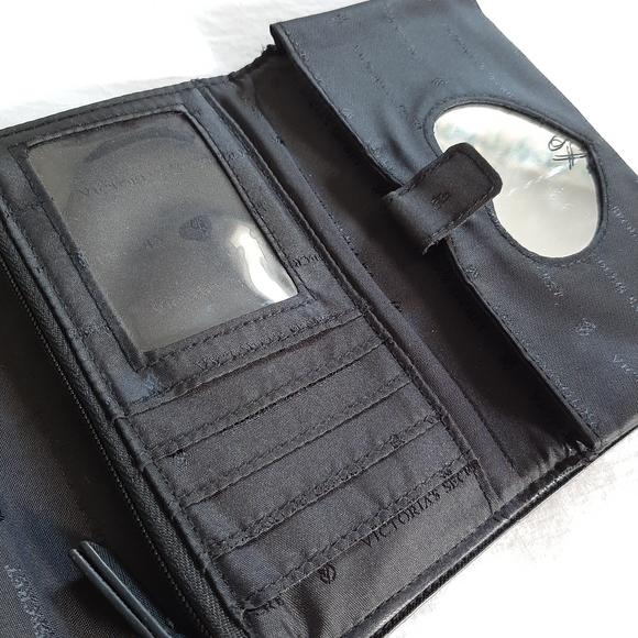 Victoria's Secret Pink and Black Wallet with Mirror - Picture 8 of 10